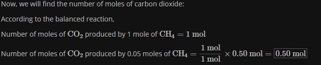 How many moles of CO2 will be produced in the following reaction if the initial amount-example-1