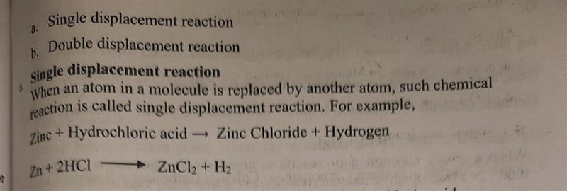 Explain the four basic types of chemical reactions. Be sure to include a sample equation-example-4