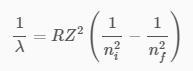 Consider an electron transition from n = 2 to n = 4 of a hydrogen atom. What wavelength-example-1