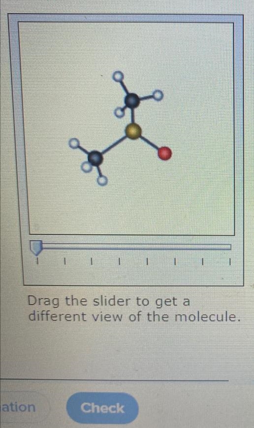 The chemical formula for this molecule. 2 carbon 1 sulfur 1 oxygen and 6 hydrogen-example-1