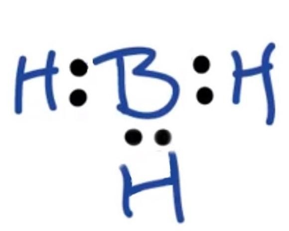 2. Show the following for the compounds given: BH3(i) Lewis electron dot formula(ii-example-1