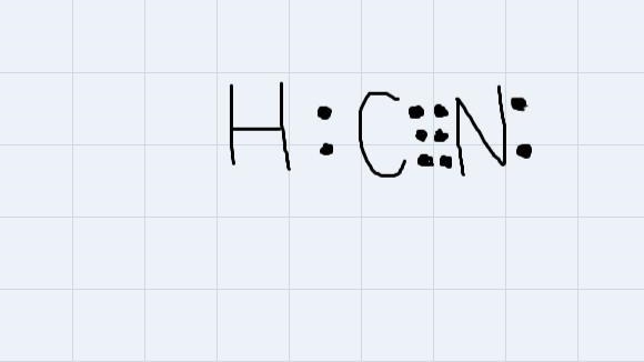 1. Draw the Lewis Dot structures for the following compounds:a. NH3b. CH4c. H₂Od. HCN-example-4