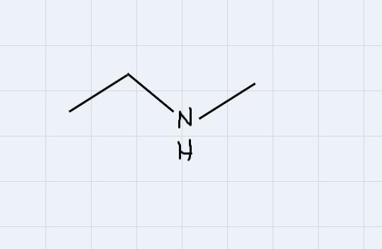 Select the structure that correspondsto the molecule name:ethylmethylamineA.NHB. CH-example-1