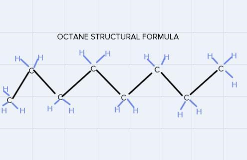 Write a condensed formula using (CH2–) Octane-example-1