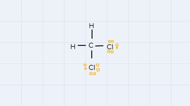 How to draw the lewis structures for the following? PCl3H2O2CH2Cl2H2CO2-example-3