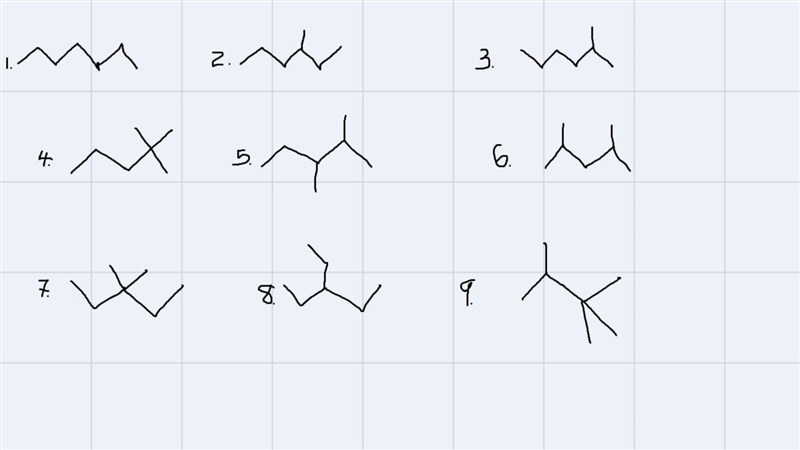 Draw isomers of c7h16 please-example-1