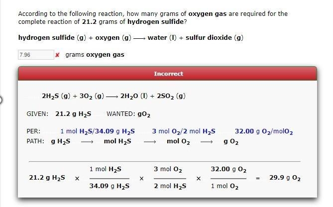 According to the following reaction, how many grams of oxygen gas are required for-example-1