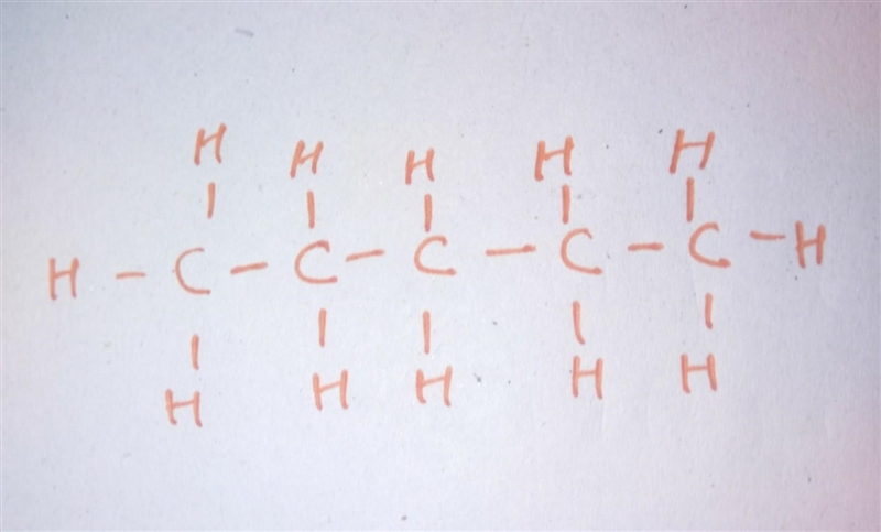 This hydrocarbon is incomplete. Draw the hydrogen atoms and the bonds connecting them-example-1