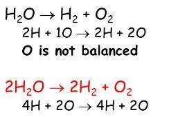 Iii. Balance the equations for atoms O and H using H₂0 and H*. (.5 point)​-example-1