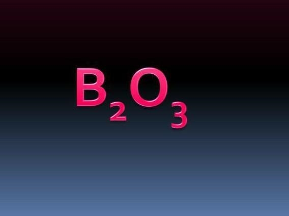 What is boric anhydride​-example-1