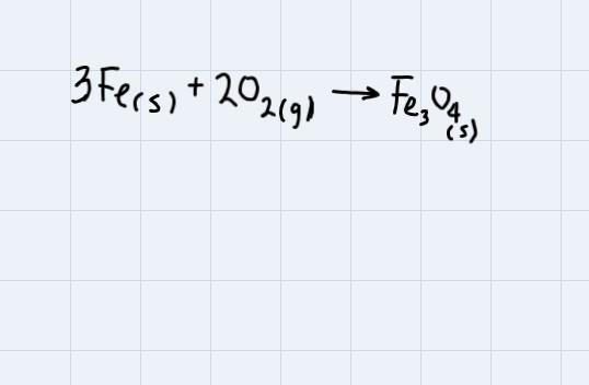 Fe(s) + O2(g) --> Fe3O4(s)When 13.54 g of O2 is mixed with 12.21 g of Fe, which-example-2