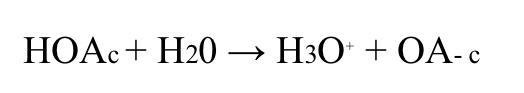 2. HOA2+H20 . → H3O+ + OA-CIn this reaction:(i) OA c is the conjugate base of H2O-example-1