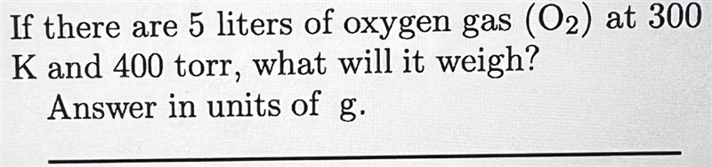 (The Question is in the photo Sorry ) If there are 5 liters of oxygen gas (O2) at-example-1