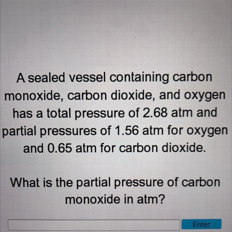 A sealed vessel containing sulfur dioxideand nitrogen has a total pressure of 520Torr-example-1