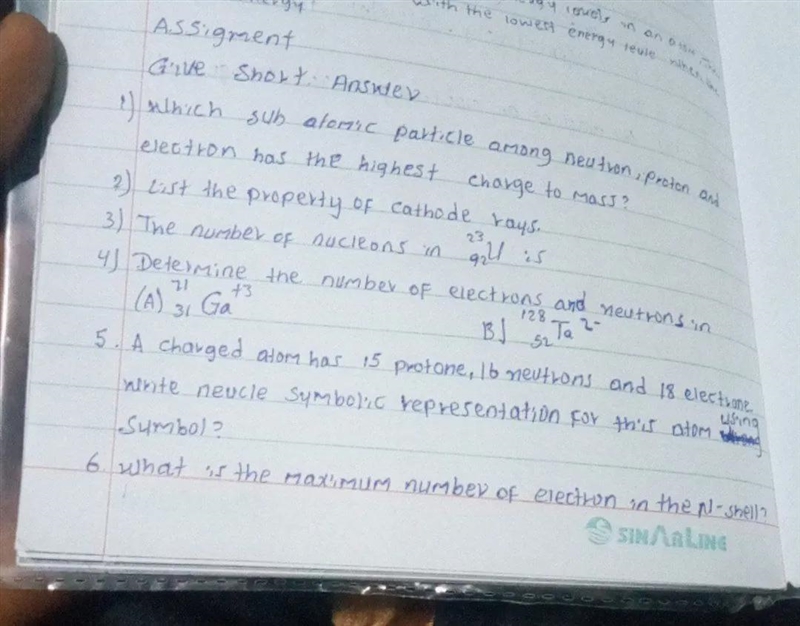 What is the maximum number of electron in n shel-example-1