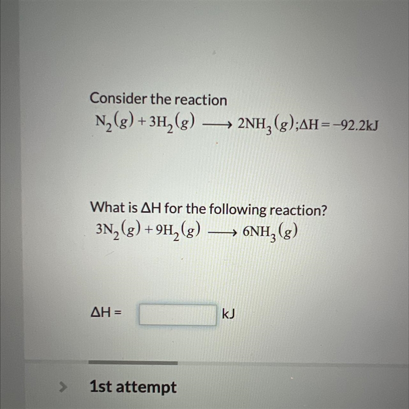 How I do find the delta h for the reaction-example-1