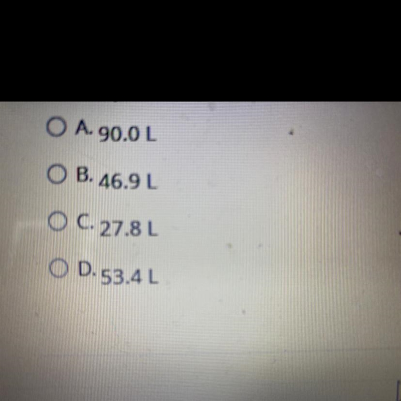 A gas at a constant pressure has a temp of 25 degrees Celsius and a volume of 50.0 L-example-1