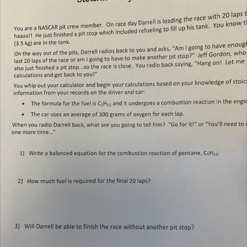 Write a balanced equation for the combustion reaction of pentane C5H12-example-1