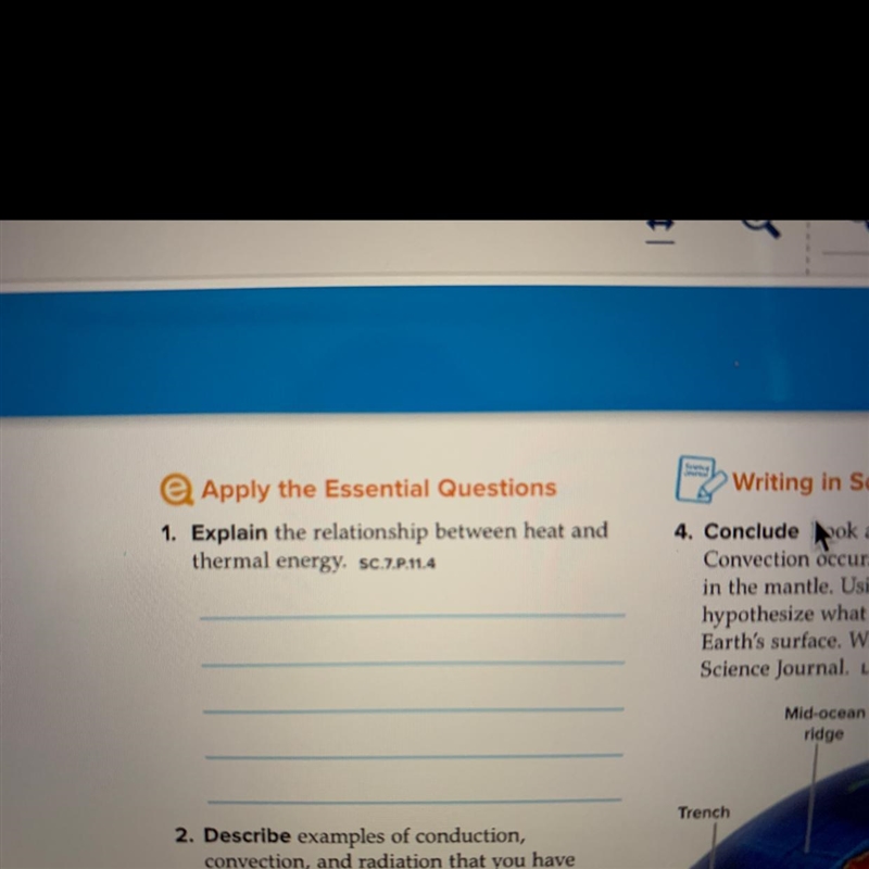 Explain the relationship between heat and thermal energy.-example-1