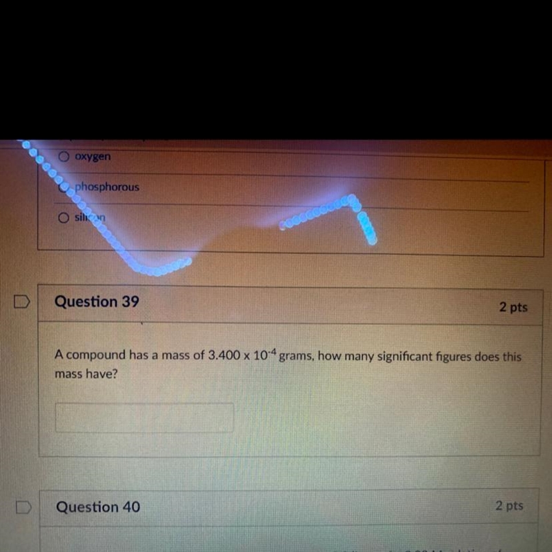 A compound has a mass of 3.400 x 10^-4 grams, how many significant figures does this-example-1