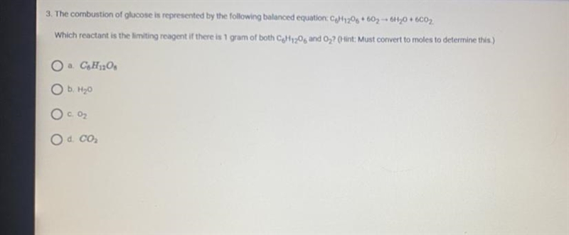 The combustion of glucose is represented by the following balanced equation:-example-1