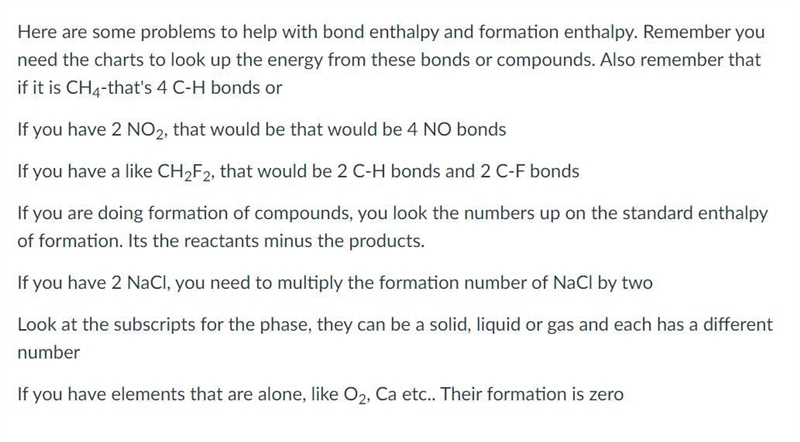 Using the table for standard enthalpy of formation, solve 2 CO (g) + O2 (g) --&gt-example-2