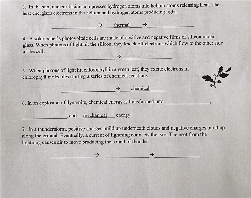 3. In the sun, nuclear fusion compresses hydrogen atoms into helium atoms releasing-example-1