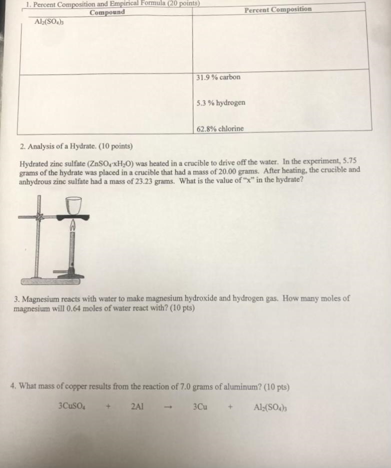 Hello! I need help on solving the first question for chemistry!-example-1