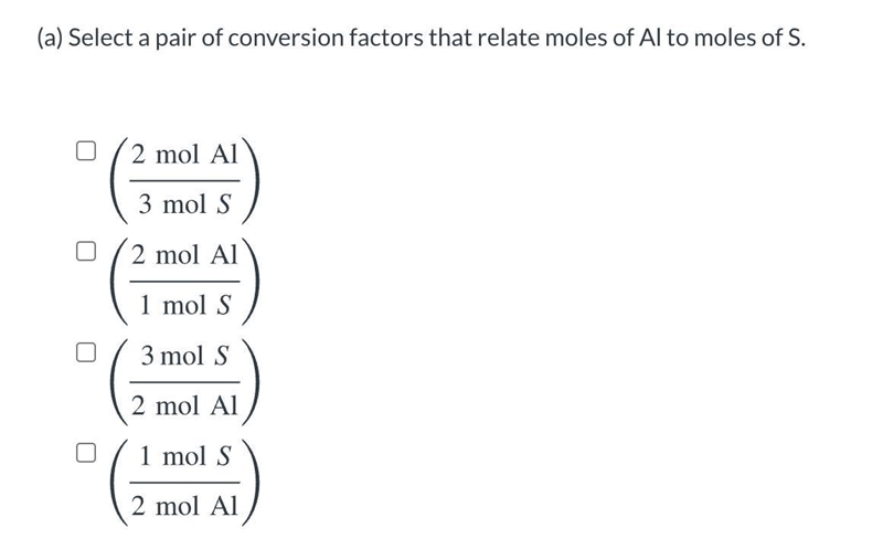 Aluminum sulfate, Al2(SO4)3, is a compound used in sewage treatment plants.a) Select-example-1