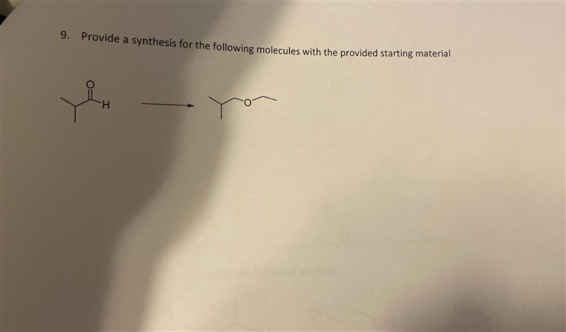 Please provide a synthesis for the following molecules with the provided starting-example-2