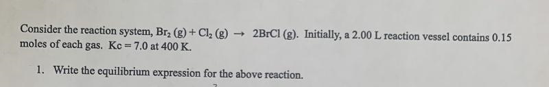 What are the equilibrium concentrations of each gas after equilibrium is established-example-1