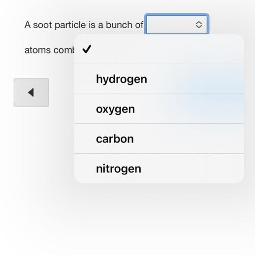 A soot particle is a bunch of atoms combined together.-example-1