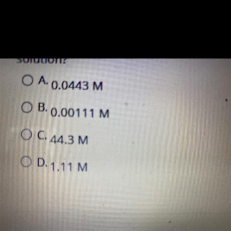 What is the molarity (M) of a solution prepared by dissolving 33.2g of NaOH in water-example-1