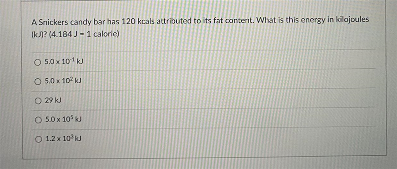 A snickers candy bar has 120 locals attributed to its fat content.-example-1