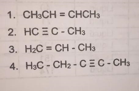 Classify the following compounds as alkane, alkene, alkyne based on the given structure-example-1