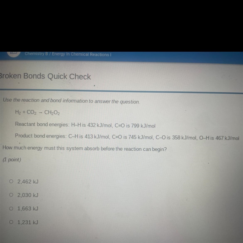 Use the reaction and bond infomation to answer the question-example-1