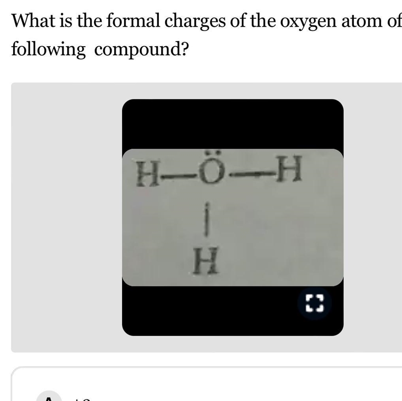 Formal charge of the following compound-example-1