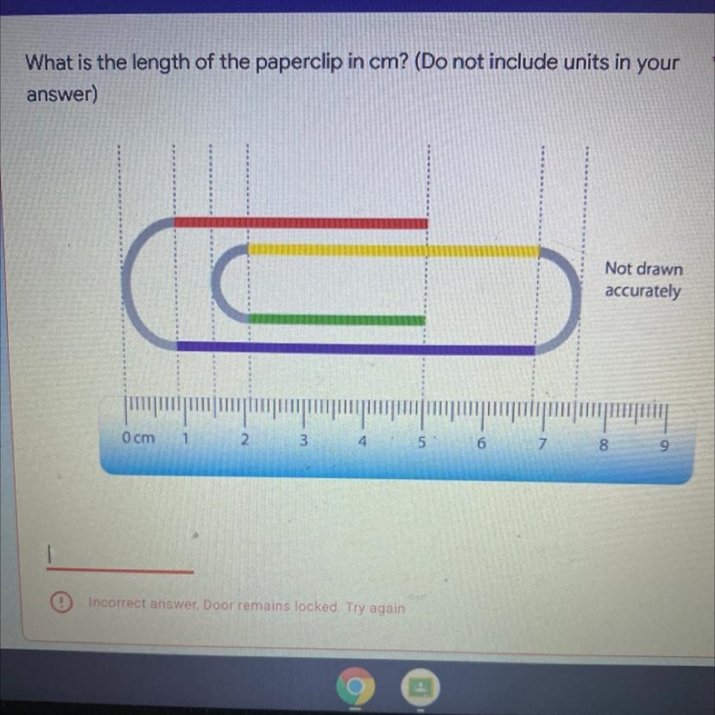 What is the length of the paper clip in cm?-example-1