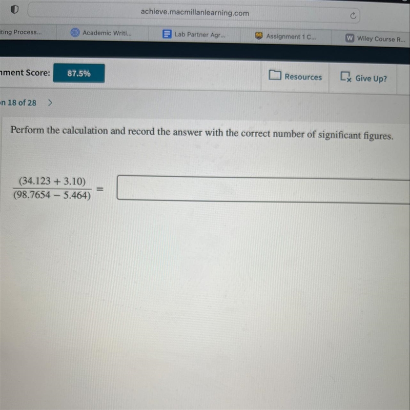 Perform the calculation and record the answer with the correct number of sig figs-example-1