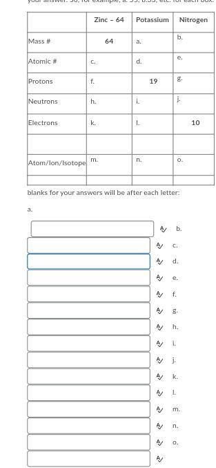 Question 25 options: !!!!!FOR 100 POINTS!!!!! Complete the following table by listing-example-1