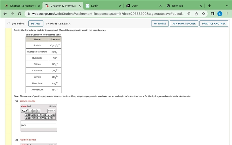 Predict the formula for each ionic compound for potassium nitratei need help with-example-1