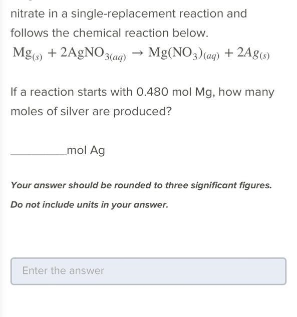 How many moles are there for silver that are produced-example-1