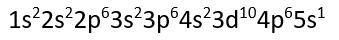 The following electron configuration belongs to what element?-example-1