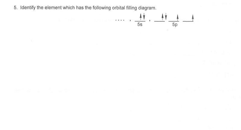 Identify the element which has the following orbital filling diagram-example-1