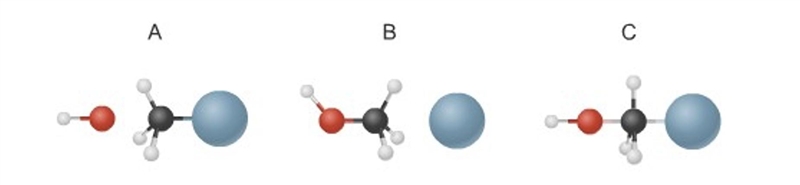 2.Please study the figures below which illustrate the steps in the chemical reaction-example-1