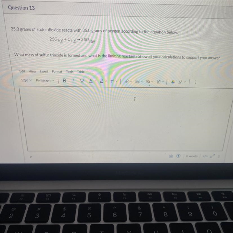 What mass of sulfur trioxide and what is the limiting reactant?-example-1