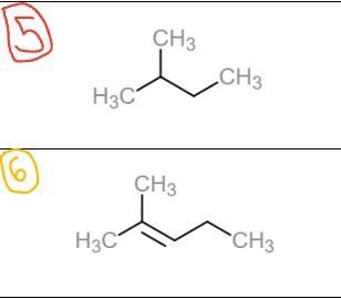 100 Points} Name the following compounds from the structures given (images shown below-example-1