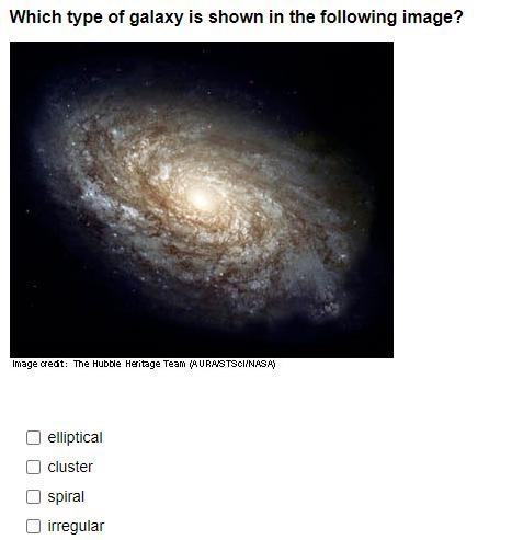 Which type of galaxy is shown-example-1