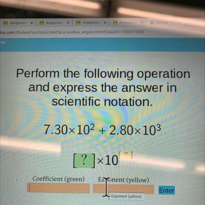 7.30×10² +2.80×10³ [? ] × 10²]-example-1