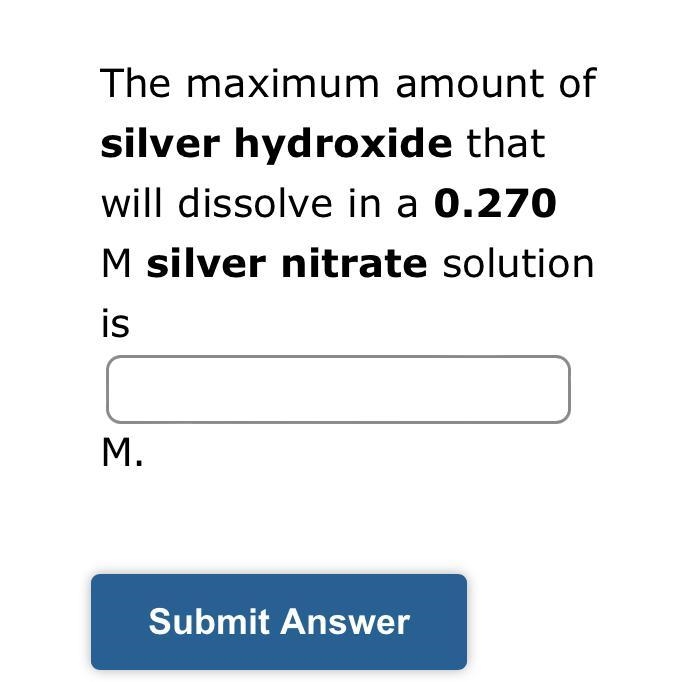 Please Help me solve ksp of AgOH = 2.0 x 10^-8-example-1